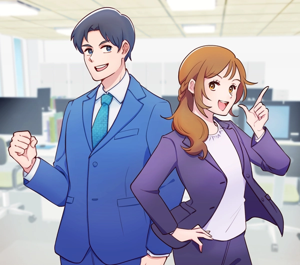 漫画タッチ見本